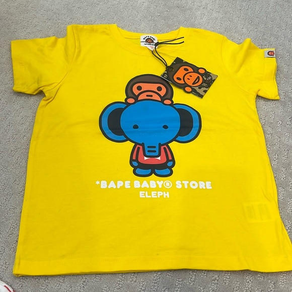 Bape Shirts & Tops Bape Baby Bathing Baby Bnwt Baby Milo Poshmark